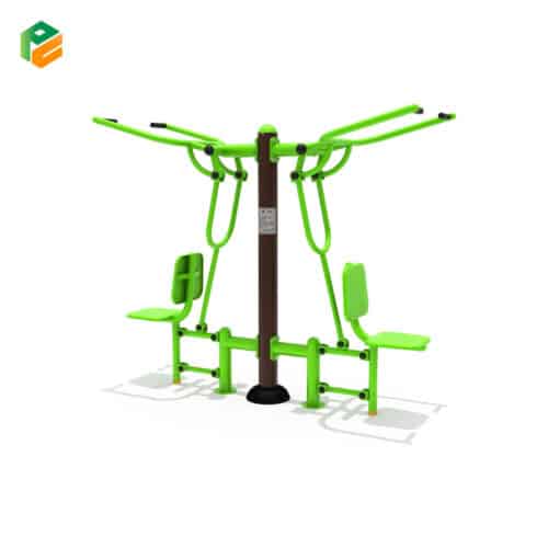 Outdoor Training Equipment Double Pull Chairs for Adults-1