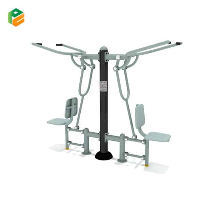 Outdoor Training Equipment Double Pull Chairs for Adults-2