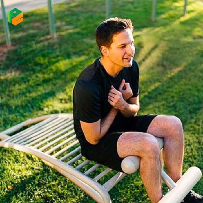 Park Fitness Equipment Sit-up Bench for All Ages-3