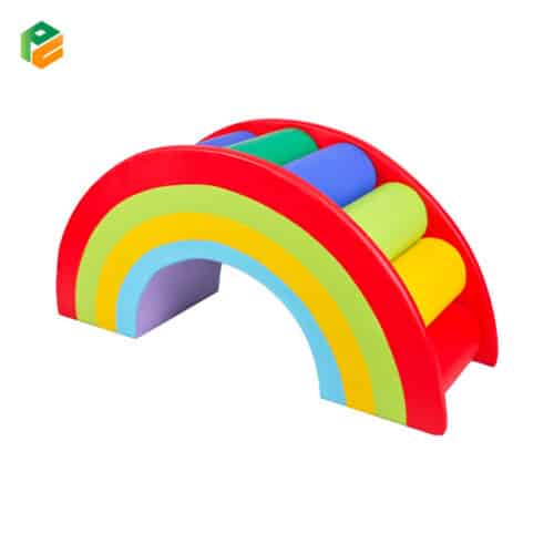 Soft Play Large Rainbow Bridge for Daycare and Preschool-1