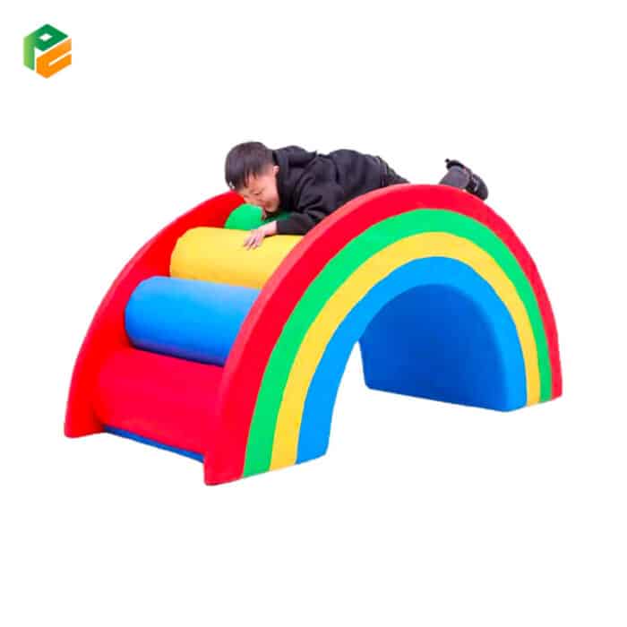Soft Play Large Rainbow Bridge for Daycare and Preschool-3
