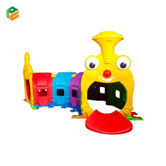 Train Tunnel Climb and Crawl Daycare Play Equipment for Kids-4