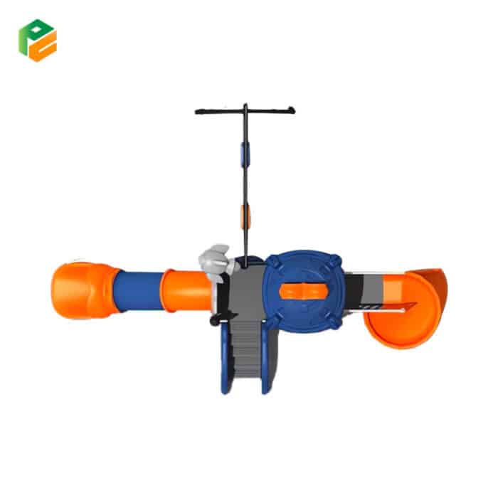 Children Playground Set with Swing and Slides for Outer Space-3