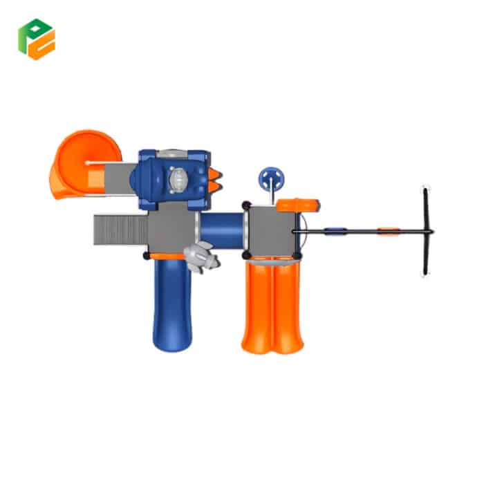 Space Themed Playground Equipment with Swing and Slide Set-3
