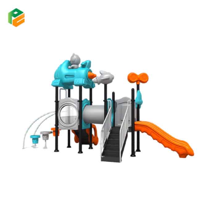 Spaced Themed Outdoor Play Equipment for Preschool-2