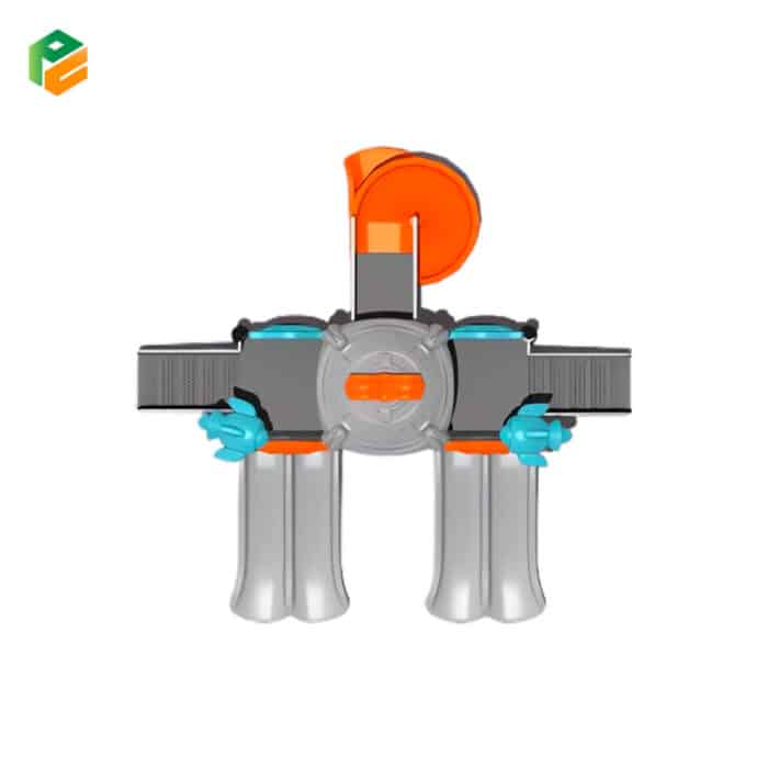 Spaced Themed Plastic Playground Equipment for Kindergarten-3